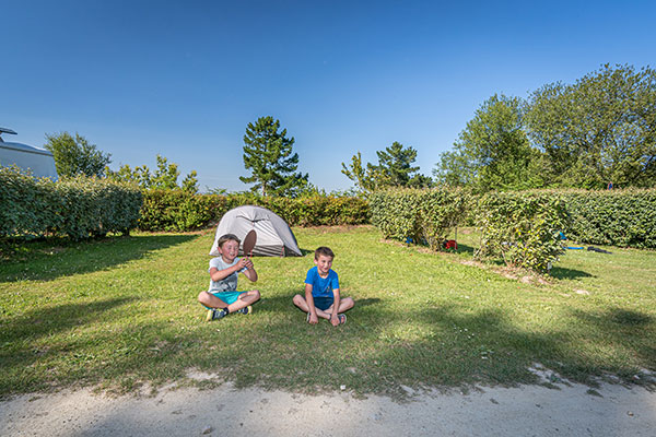 staanplaatsen tent Zuid Finistère