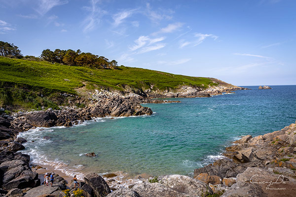 La mer d'Iroise en Finistère sud