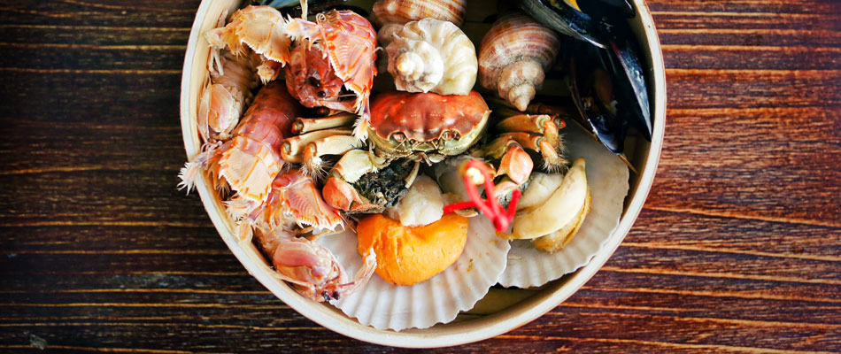 Assiette de fruits de mer